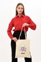Zoozie Bags 0114 Bolso de mano de algodón y poliéster, Crema, 35 x 40 cm